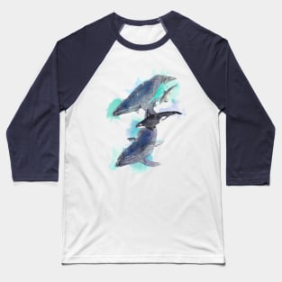 Star Whales Baseball T-Shirt